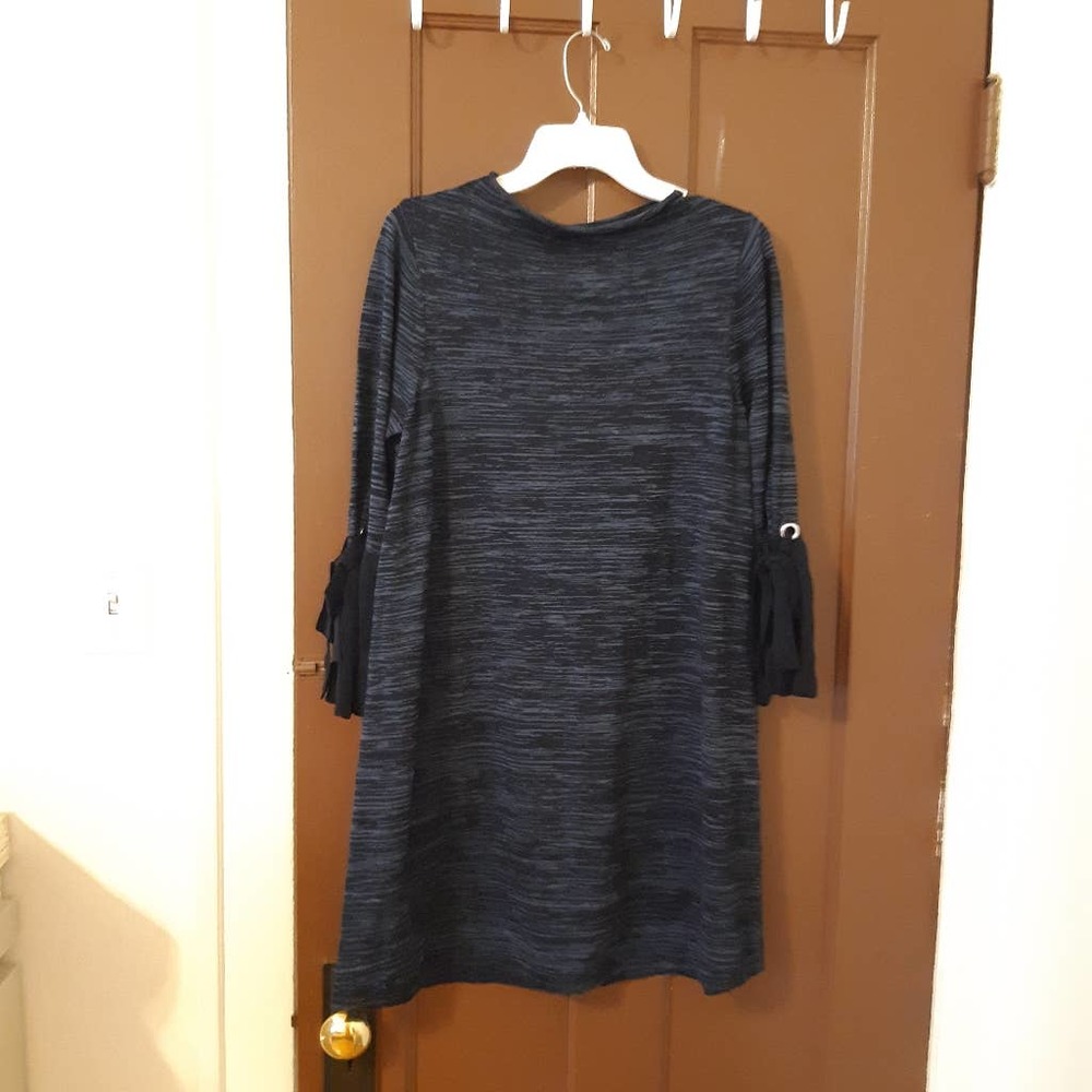 Navy Blue & light blue Sweater dress